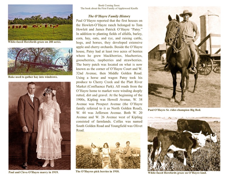 HISTORY OF APPLEWOOD KNOLLS